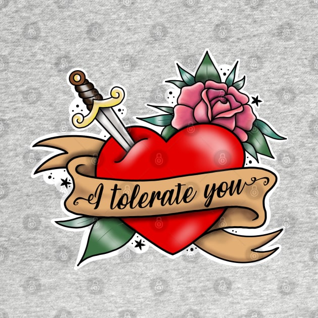I tolerate you by Manxcraft